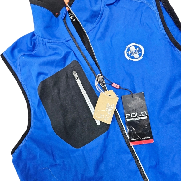 NWT Polo Sport Ralph Lauren Performance Soft Shell Running Vest $185 Zippered Po - Picture 3 of 6
